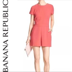 Banana Republic Coral Romper